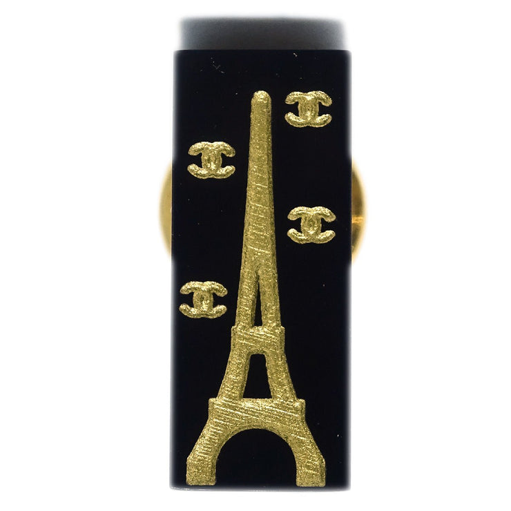 Chanel Brooch Pin Black 05C