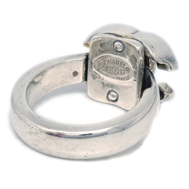 Chanel Ring Silver #53 #13 01P