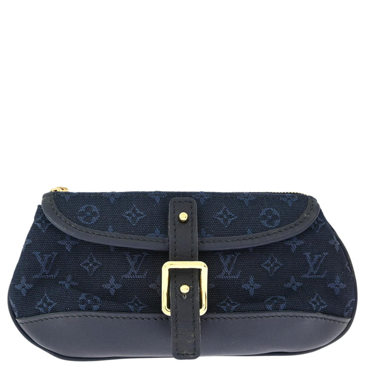 Louis Vuitton Navy Mini Ann Sophie Clutch Pouch Bag M92697