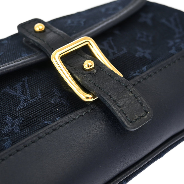 Louis Vuitton Navy Mini Ann Sophie Clutch Pouch Bag M92697