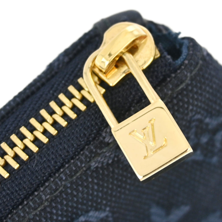 Louis Vuitton Navy Mini Ann Sophie Clutch Pouch Bag M92697