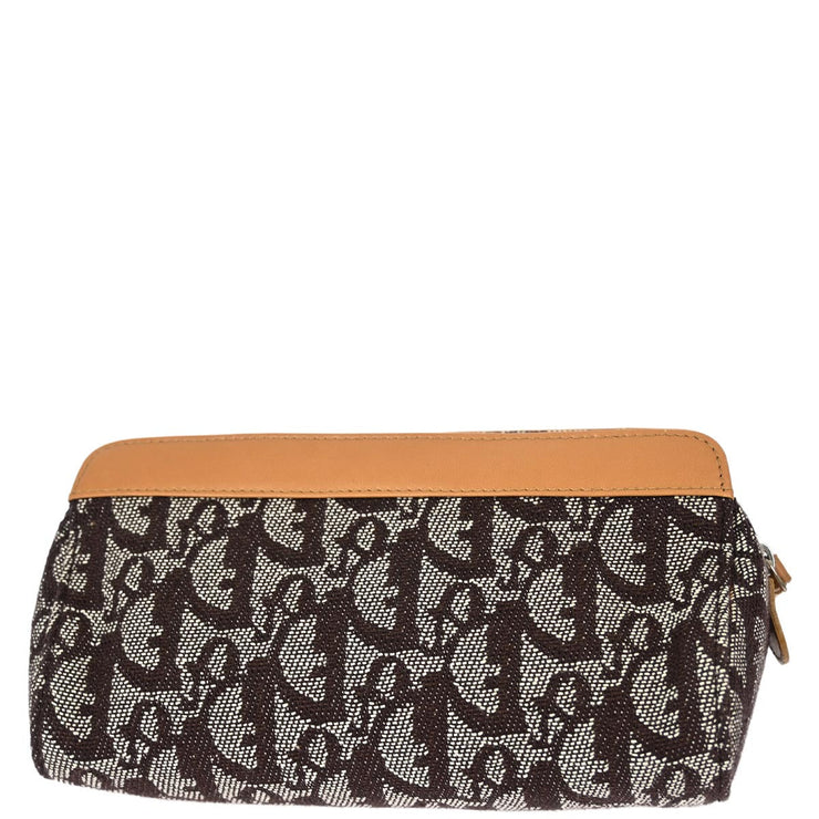 Christian Dior Brown Trotter Clutch Pouch Bag