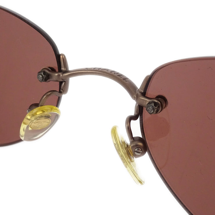 Chanel Sunglasses Eyewear Brown Small good