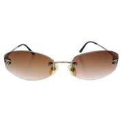 Chanel Sunglasses Eyewear Brown Small Good