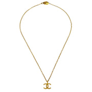 Chanel Gold CC Pendant Necklace 376