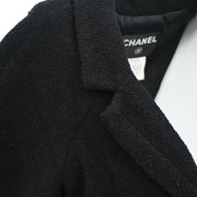 Chanel Single Breasted Jacket Black 07P #42