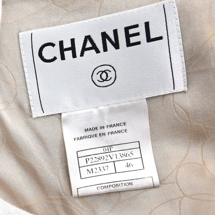 Chanel Single Breasted Jacket Purple 04P #46