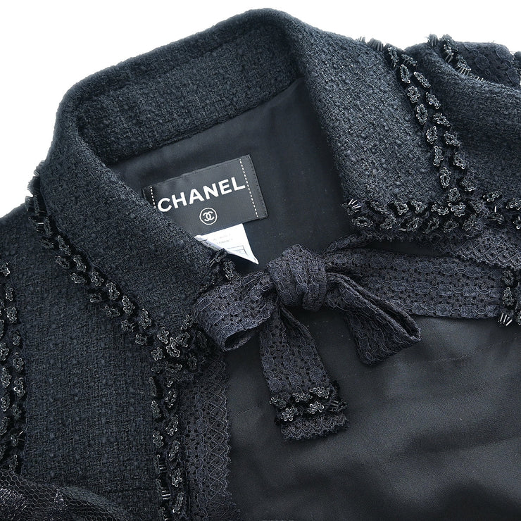 Chanel Lace Jacket Black 09C #36