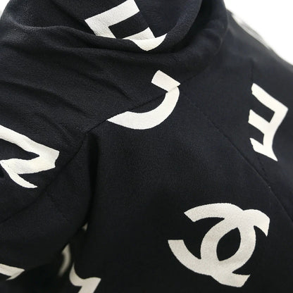 Chanel 1997 Flared Button-Up Dress Black #44