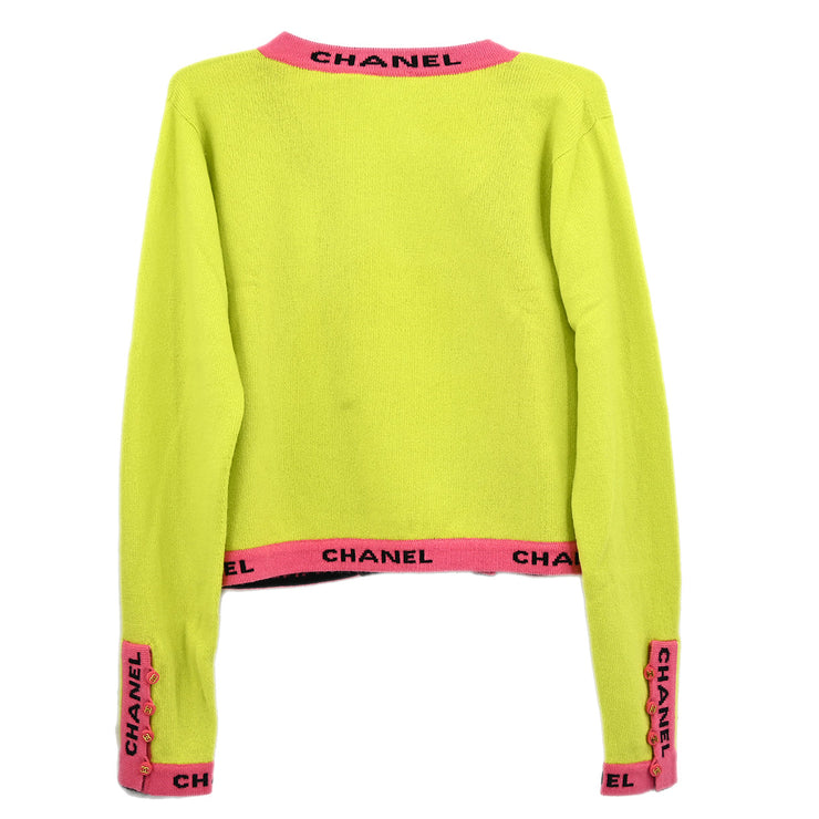 Chanel Cardigan Yellow CR95 #40