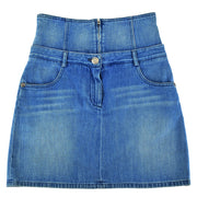 Chanel Denim Skirt Blue #36