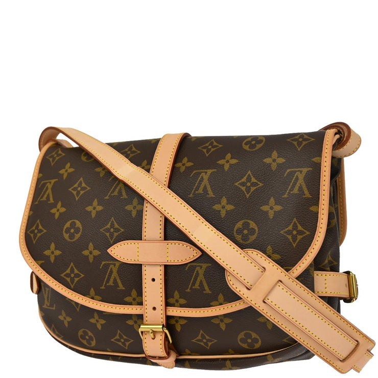 Louis Vuitton Monogram Saumur 30 Messenger Shoulder Bag M42256