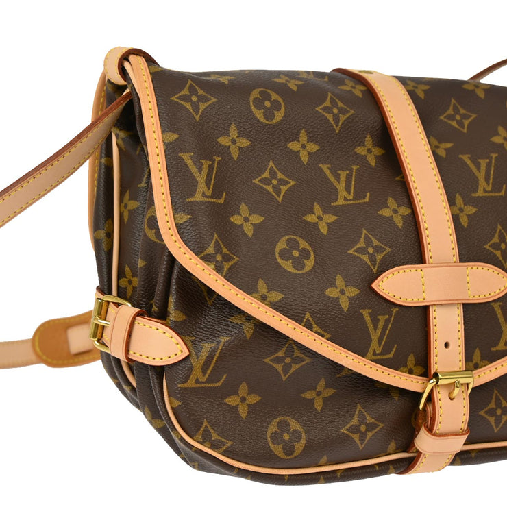 Louis Vuitton Monogram Saumur 30 Messenger Shoulder Bag M42256