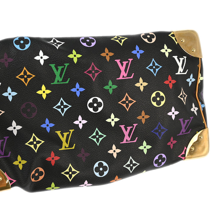 Louis Vuitton Black Monogram Multicolor Speedy 30 Handbag M92642