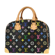 Louis Vuitton Black Monogram Multicolor Trouville Handbag M92662