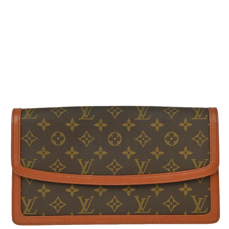 Louis Vuitton Monogram Pochette Dame GM Clutch Bag M51810