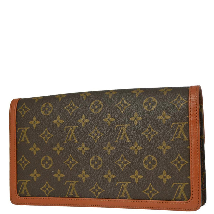 Louis Vuitton Monogram Pochette Dame GM Clutch Bag M51810