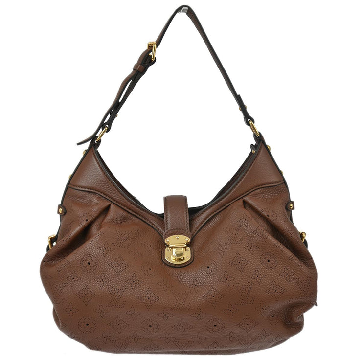 Louis Vuitton 2009 Brown Monogram Mahina XS Shoulder Bag M95997