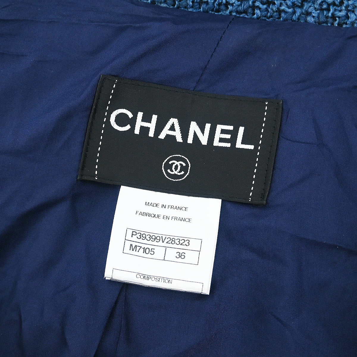 Chanel 2010 Double Breasted Jacket Blue #36