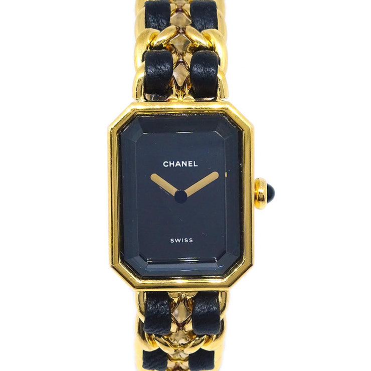 Chanel Premiere Quartz Watch Gold #L