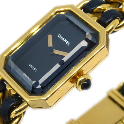 Chanel Premiere Quartz Watch Gold #L