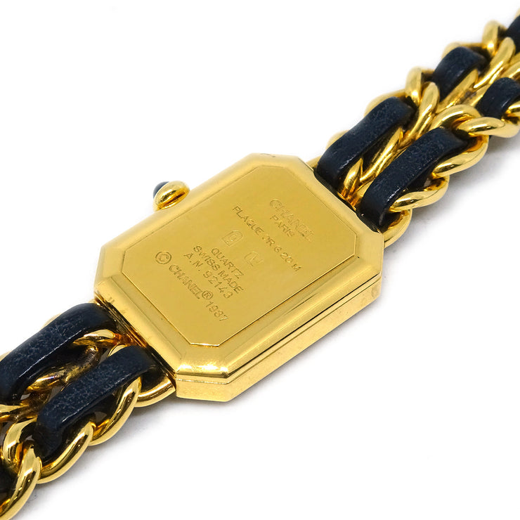 Chanel Premiere Quartz Watch Gold #L