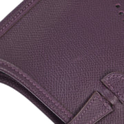 Hermes Purple Epsom Evelyne TPM Shoulder Bag