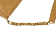 Chanel Beige Caviar Hobo Chain Handbag