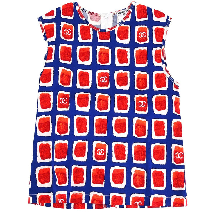 Chanel Sleeveless Top Red 01P #38