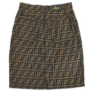 Fendi Zucca Skirt Brown #42