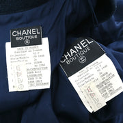 Chanel 1993 Setup Suit Jacket Skirt Navy 93P #36