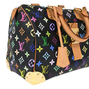 Louis Vuitton Black Monogram Multicolor Speedy 30 Handbag M92642