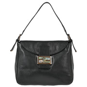 Fendi Black Mamma Baguette Handbag