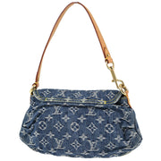 Louis Vuitton Blue Monogram Denim Mini Pleaty Handbag M95050