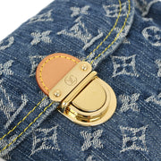 Louis Vuitton Blue Monogram Denim Mini Pleaty Handbag M95050