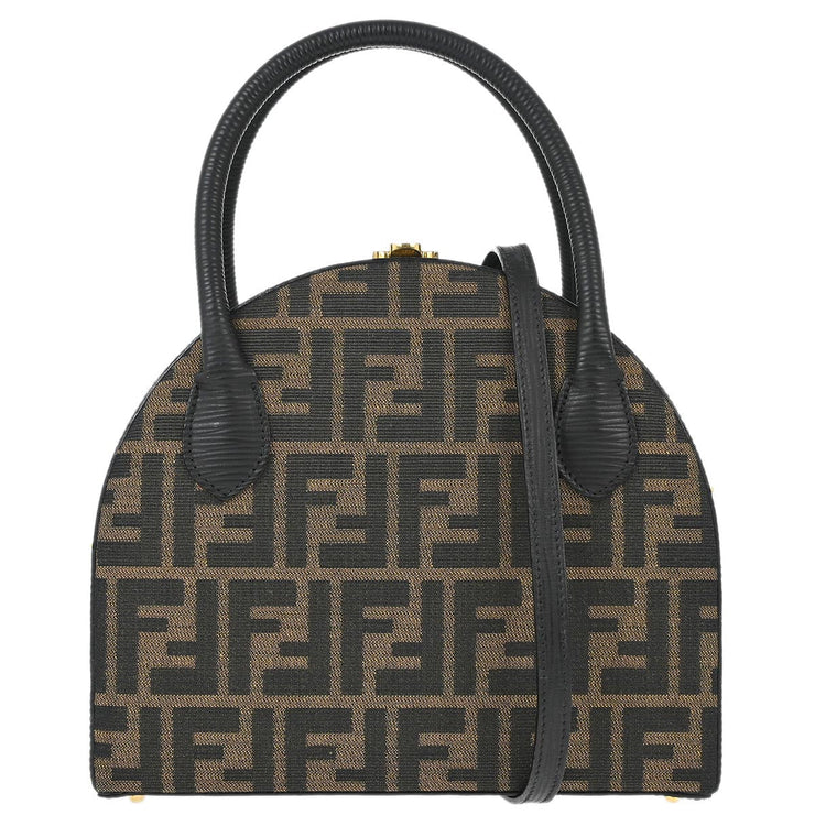 Fendi Brown Zucca 2way Handbag