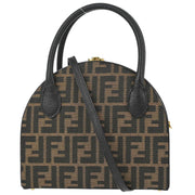 Fendi Brown Zucca 2way Handbag