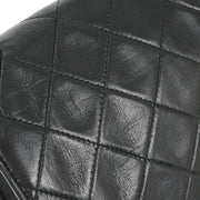 Chanel Black Lambskin Octagonal Chain Shoulder Bag