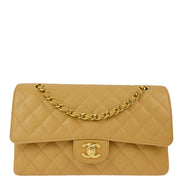 Chanel Beige Caviar Medium Classic Double Flap Bag