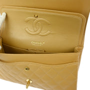 Chanel Beige Caviar Medium Classic Double Flap Bag