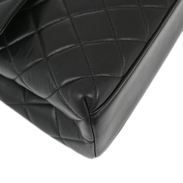 Chanel Black Lambskin Kelly Handbag