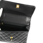 Chanel Black Lambskin Kelly Handbag