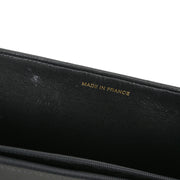 Chanel Black Lambskin Briefcase Business Handbag