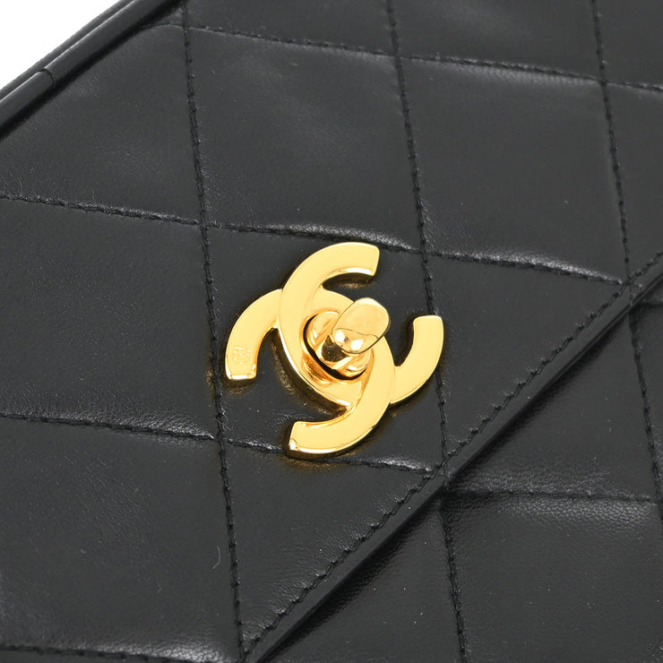 Chanel Black Lambskin Camera Bag Mini