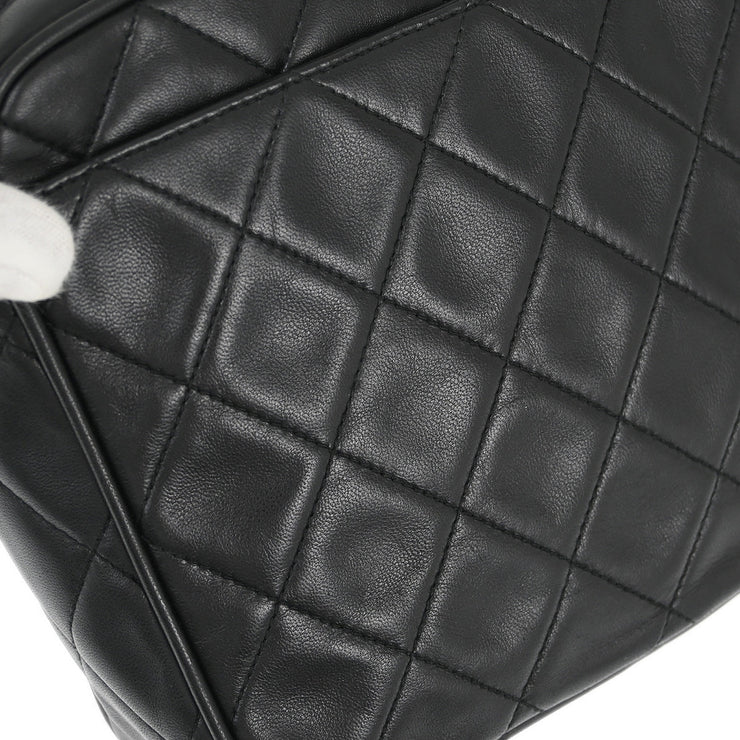 Chanel Black Lambskin Camera Bag Mini