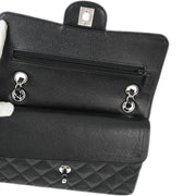 Chanel Black Caviar Small Classic Double Flap Shoulder Bag