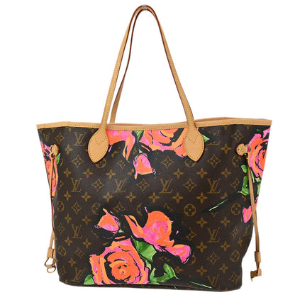 Louis Vuitton Monogram Rose Neverfull MM Shoulder Tote Bag M48613