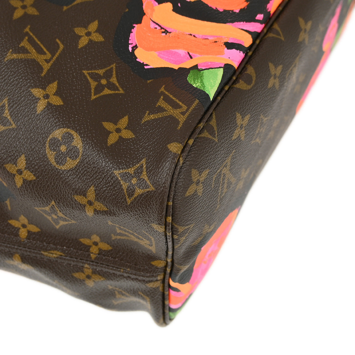 Louis Vuitton Monogram Rose Neverfull MM Shoulder Tote Bag M48613