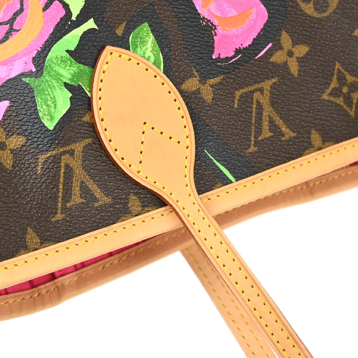 Louis Vuitton Monogram Rose Neverfull MM Shoulder Tote Bag M48613