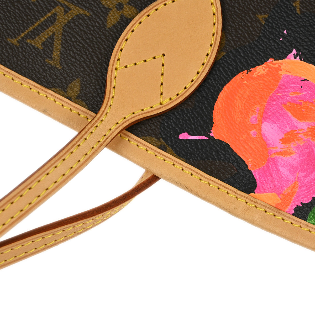 Louis Vuitton Monogram Rose Neverfull MM Shoulder Tote Bag M48613